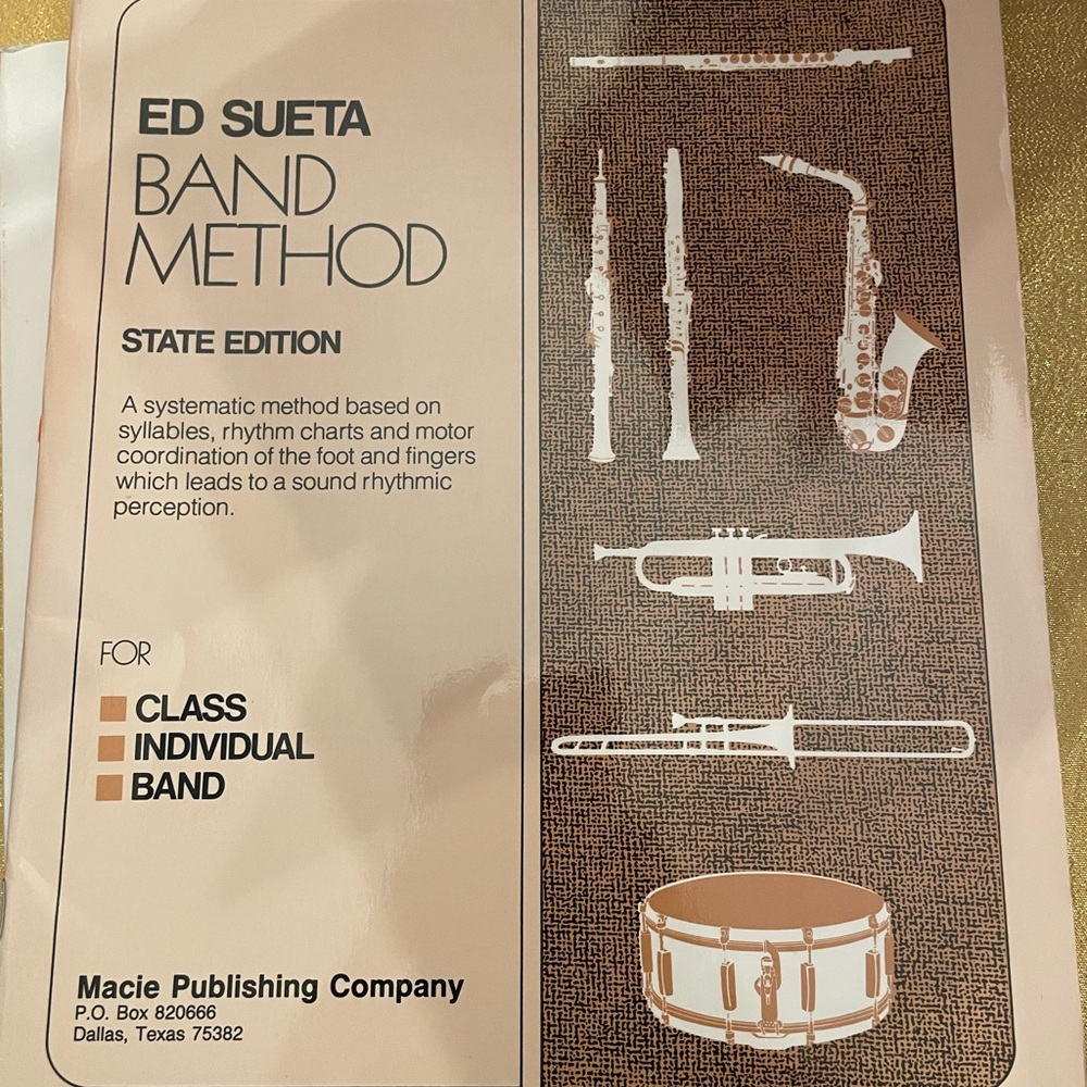 Ed Sueta Band Method Book
